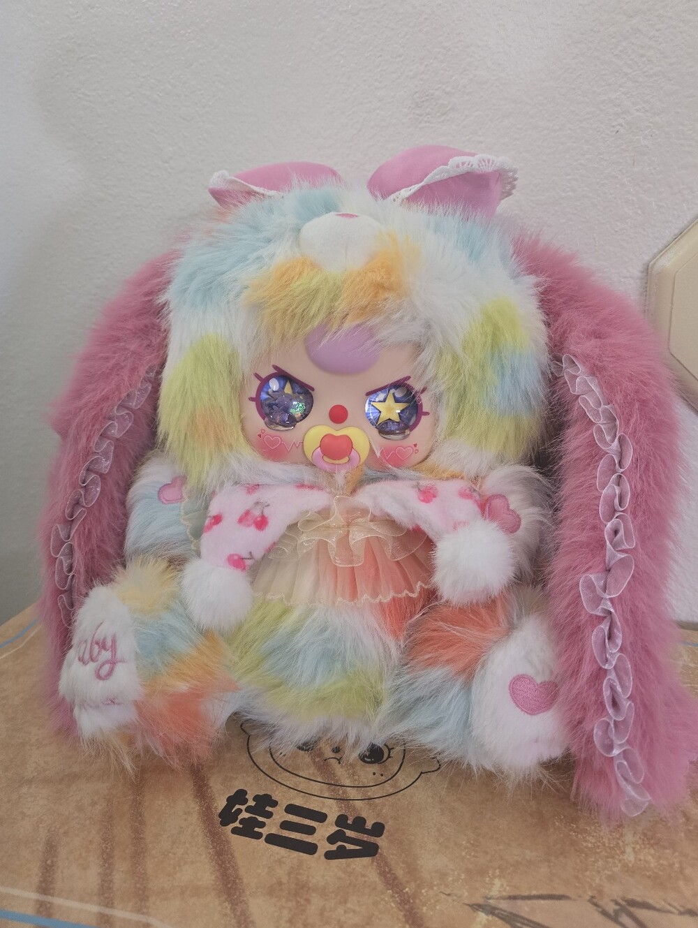 Baby Three 400% Plush Lily Rabbit Town Custom